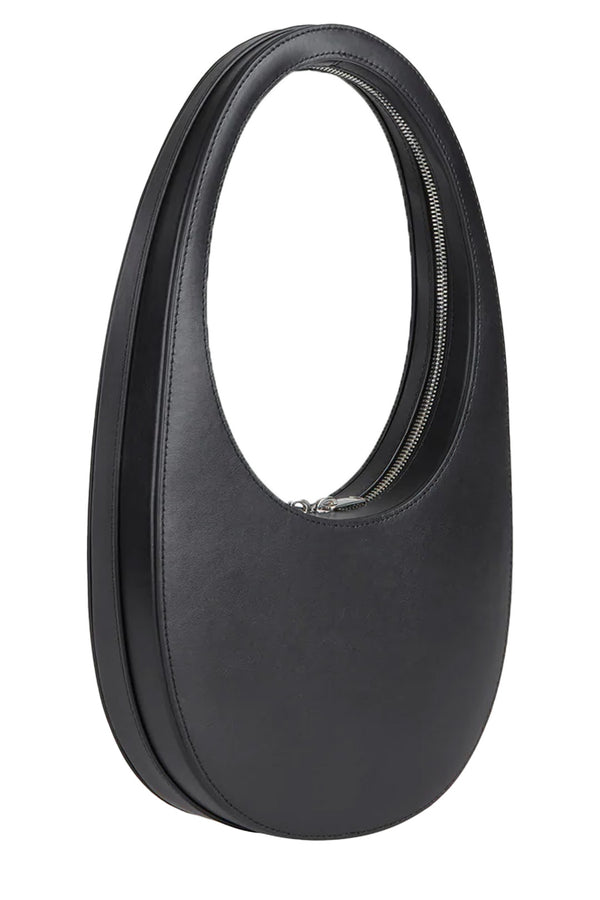 The swipe leather bag in black color from the brand COPERNI