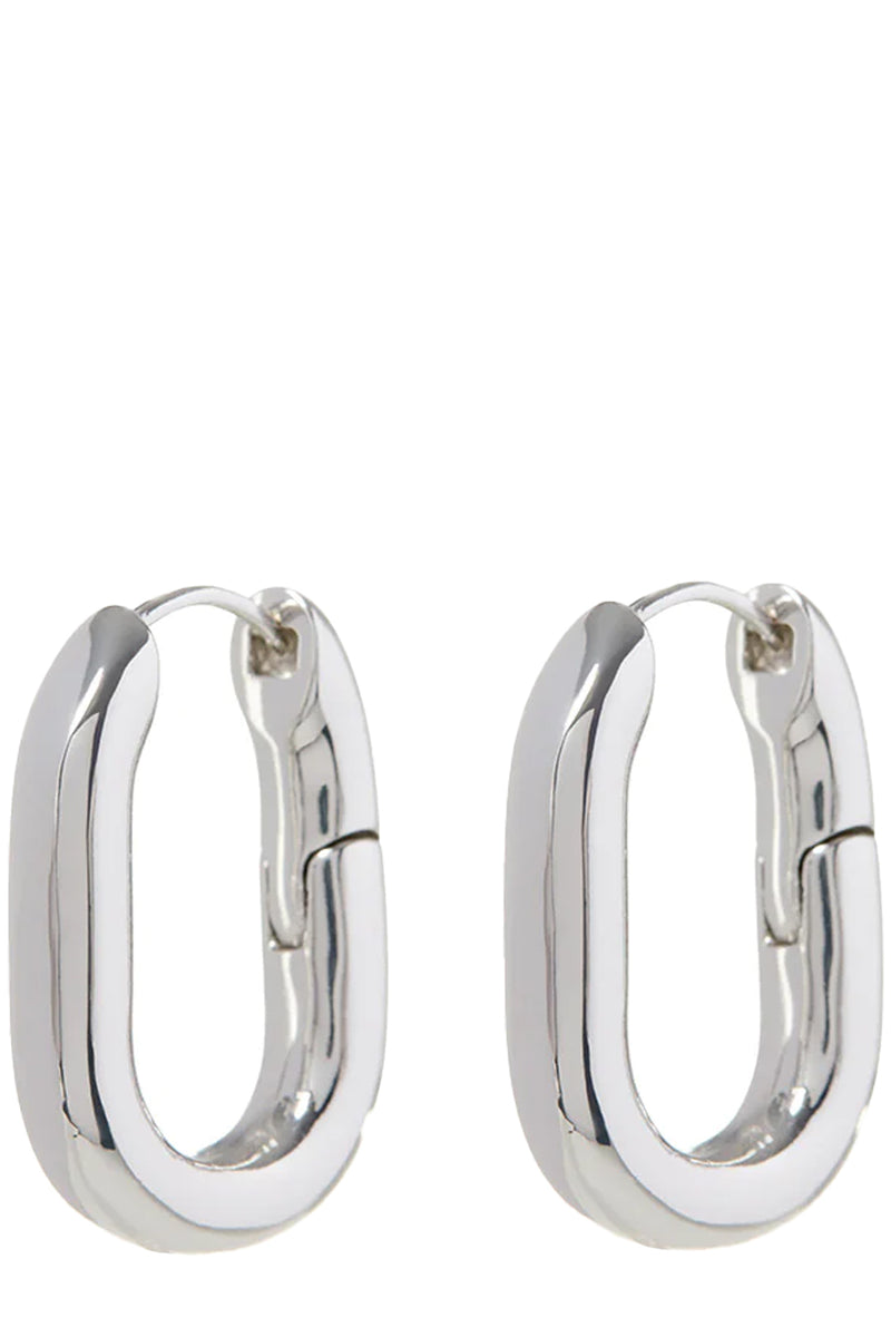 XL Chain Link Hoop Earrings