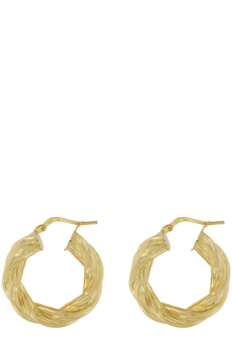 Tie In Hoop Earrings