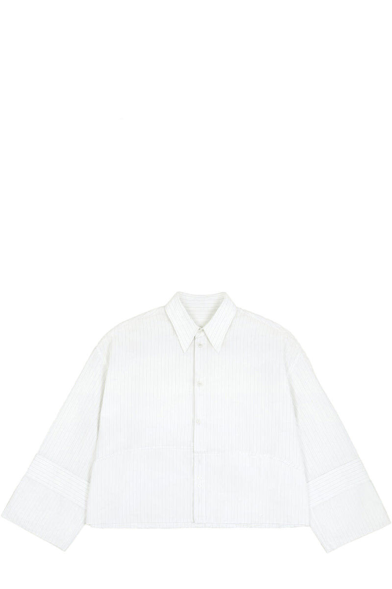 Wide-Cuff Long-Sleeve Shirt