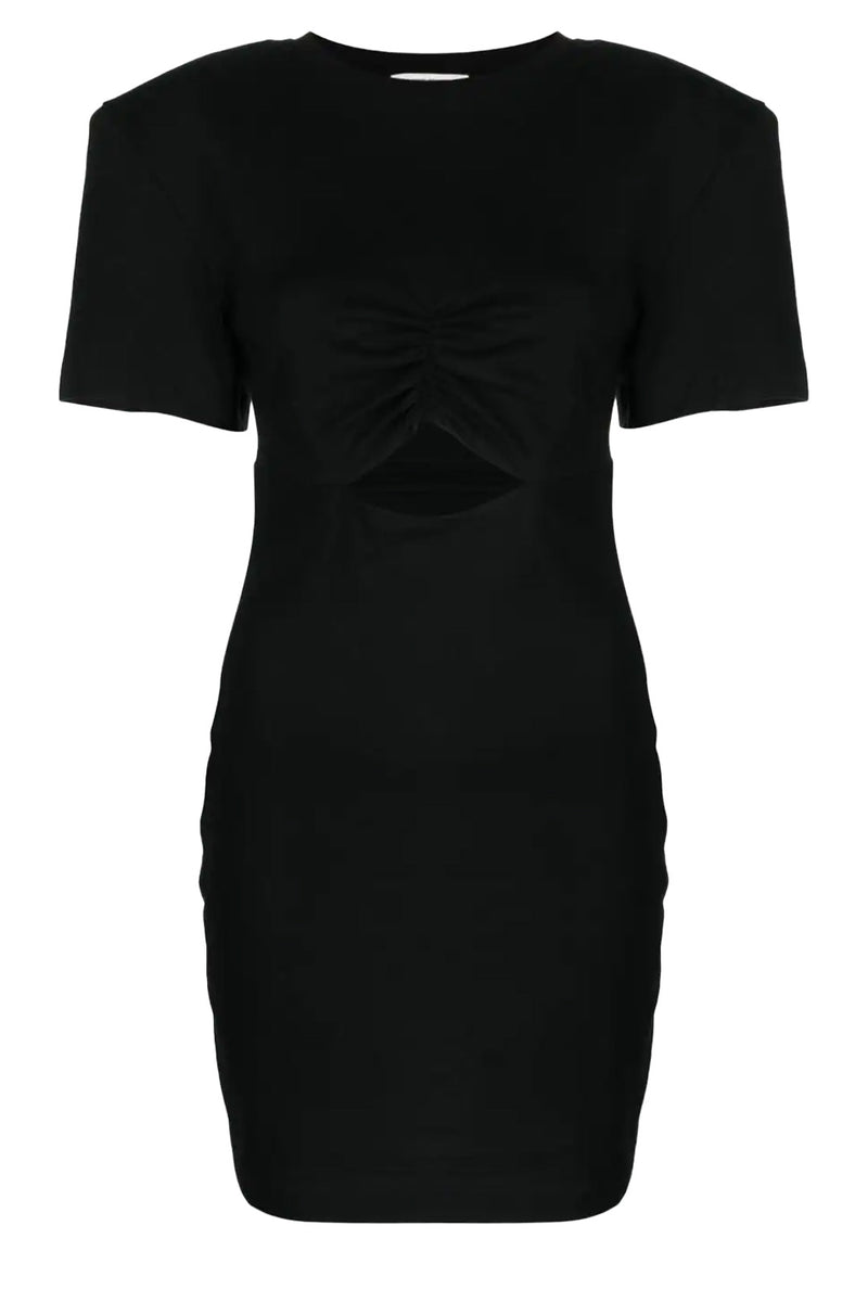 Wrapped Cut-Out Detail T-Shirt Dress