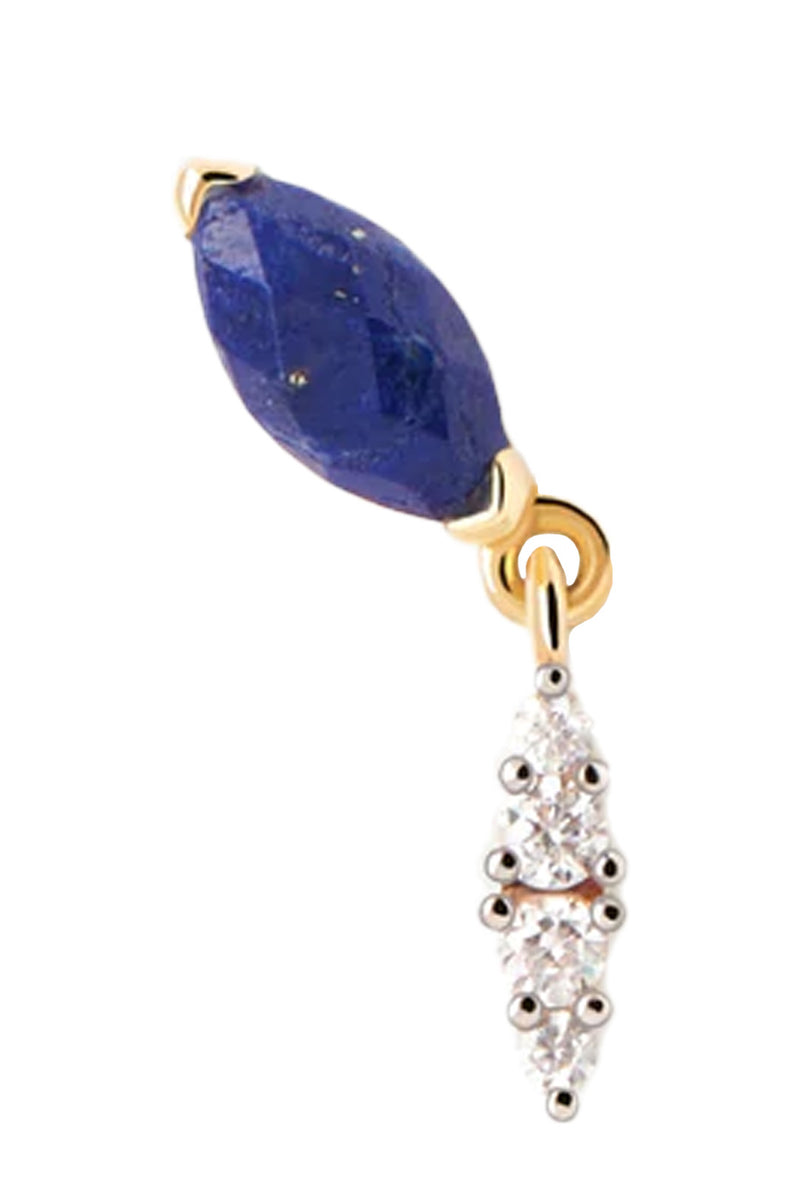 Lapis Lazuli Ginger Single Earring