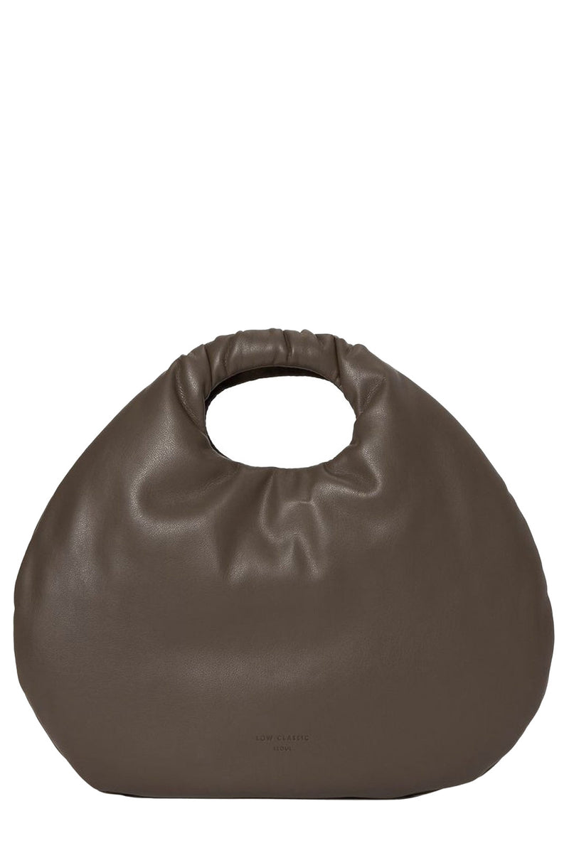 LOW CLASSIC, Egg Bag – Dark Brown