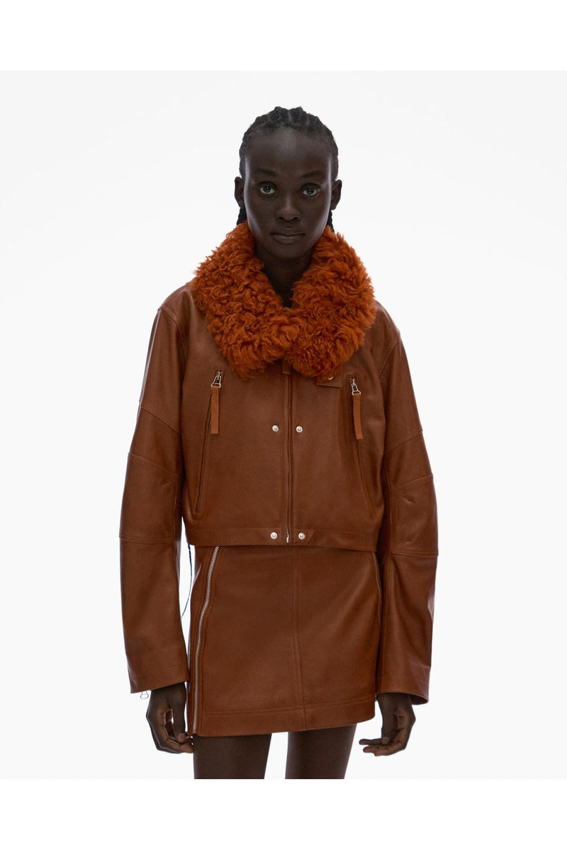 Helmut lang outlet shearling coat