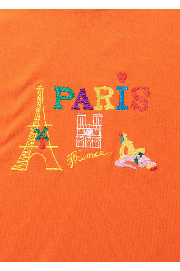 Kisses From Paris Organic Cotton T-Shirt