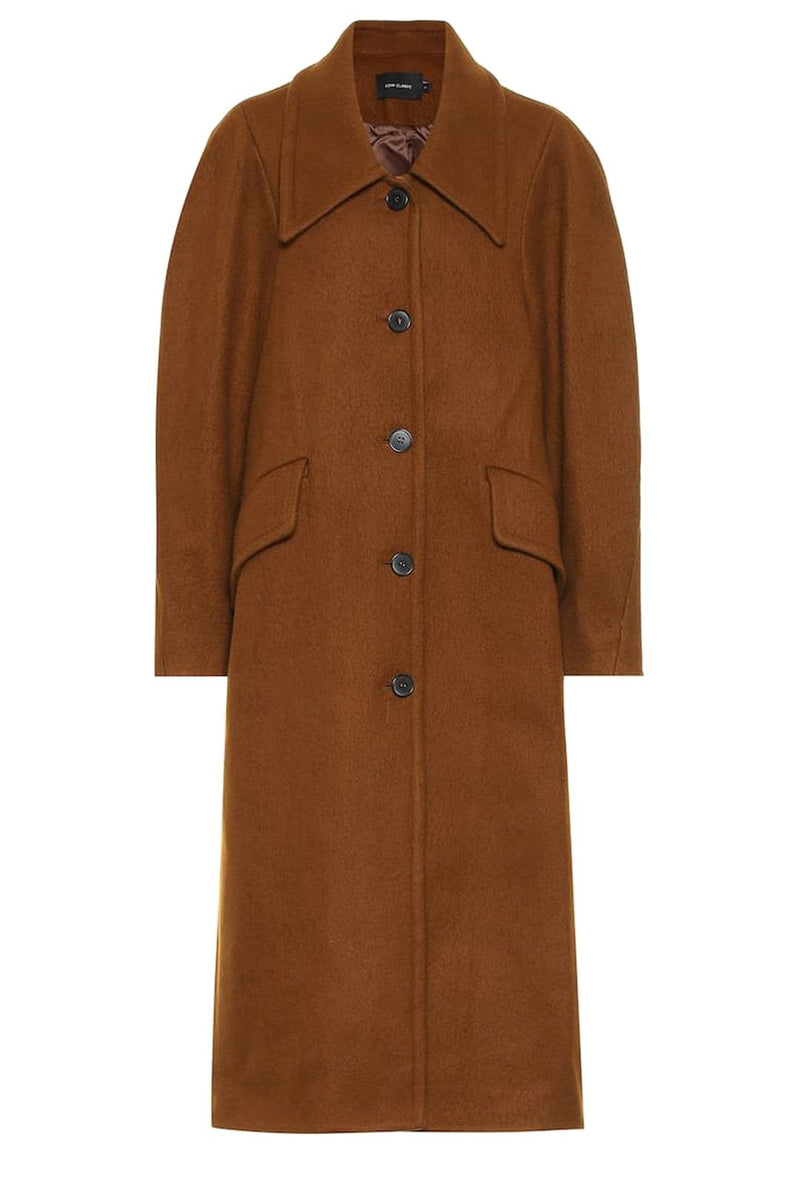 LOW CLASSIC | Low Collar Virgin Wool Coat | sparklemonde.com