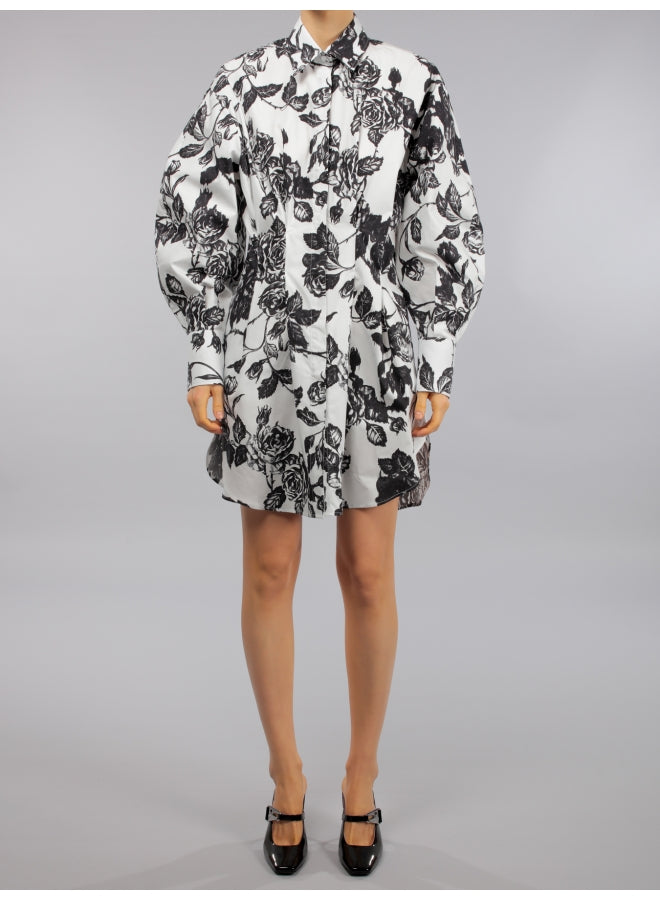 msgm shirt dress MSGM Blue White Strip Shirt Dress sz M