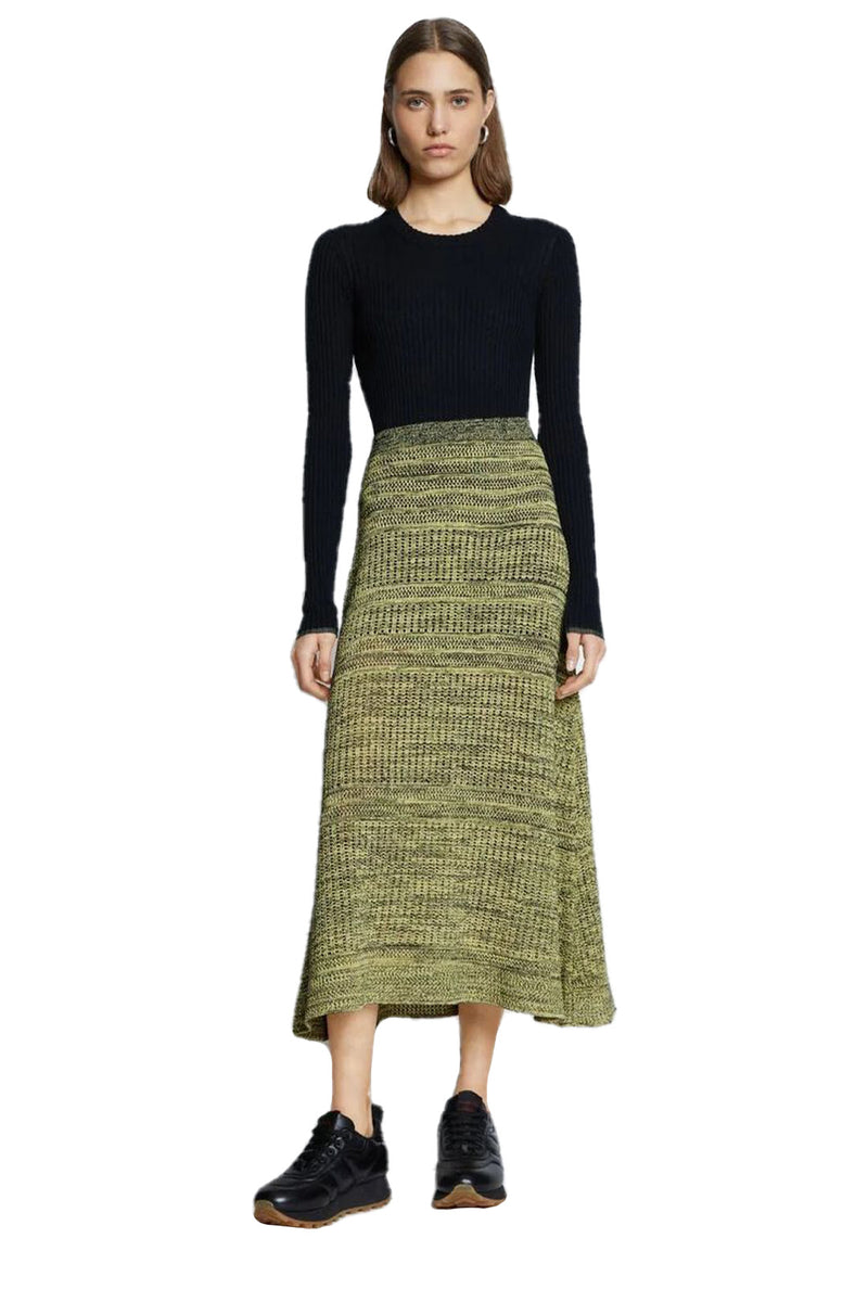 PROENZA SCHOULER Cotton Silk Pique Knit Skirt sparklemonde