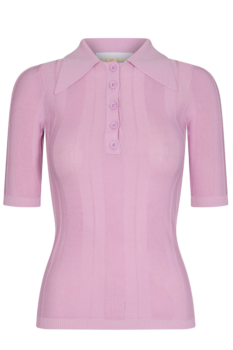 Soft Knit Jersey Fitted Capri - Flamingo pink