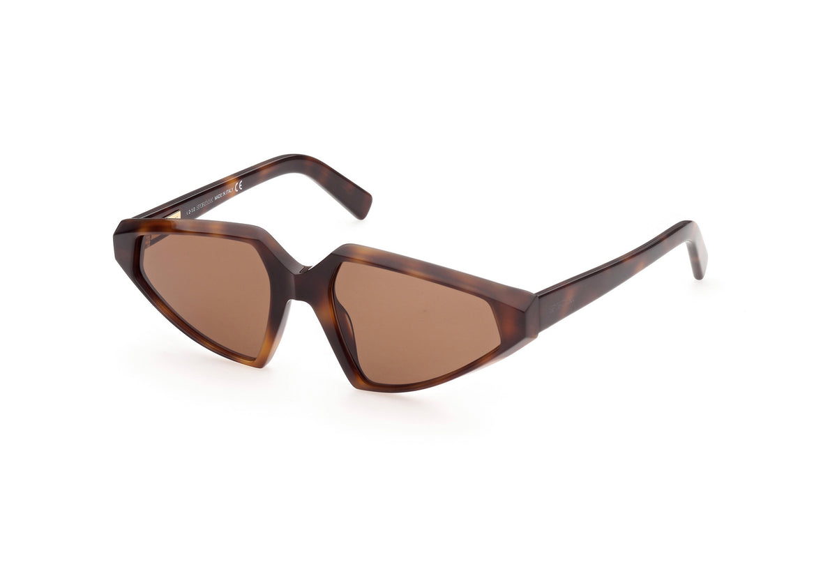 Sportmax by Max Mara Brown Geometric Cat-Eye Sunglasses Max Mara Cat Eye Sunglasses for Women for sale | eBay main image 3