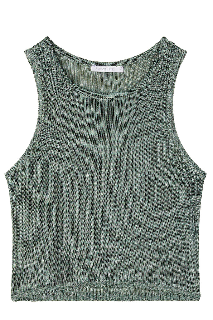 Sleeveless Knitted Top