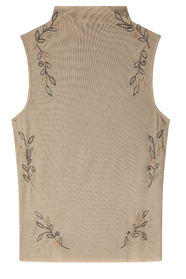 Rose-Embellised Top