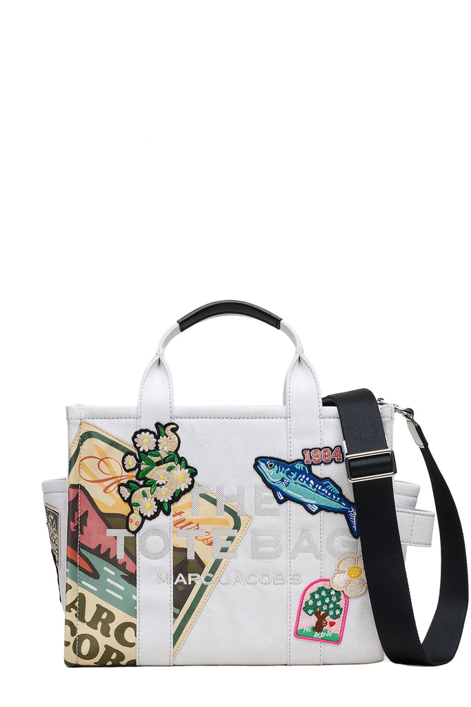 The Medium Camp Patchwork Denim Tote Bag