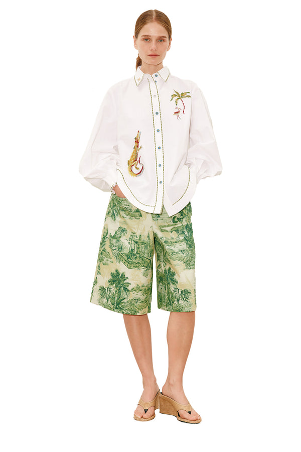Camelia Embellished Shirt