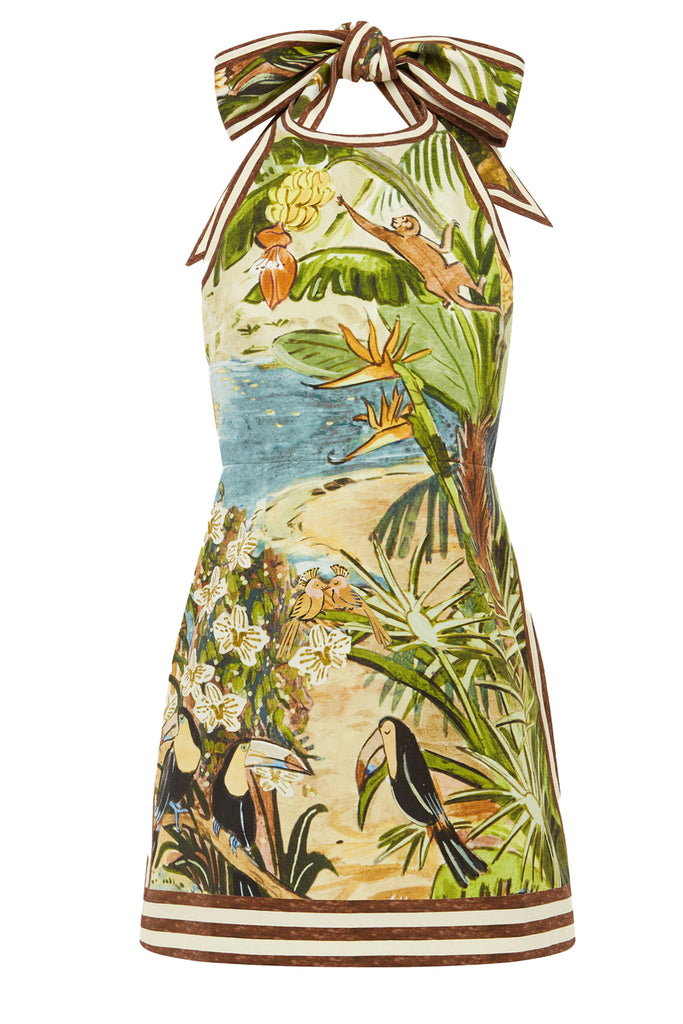 Toucan Tango Halter Mini Dress