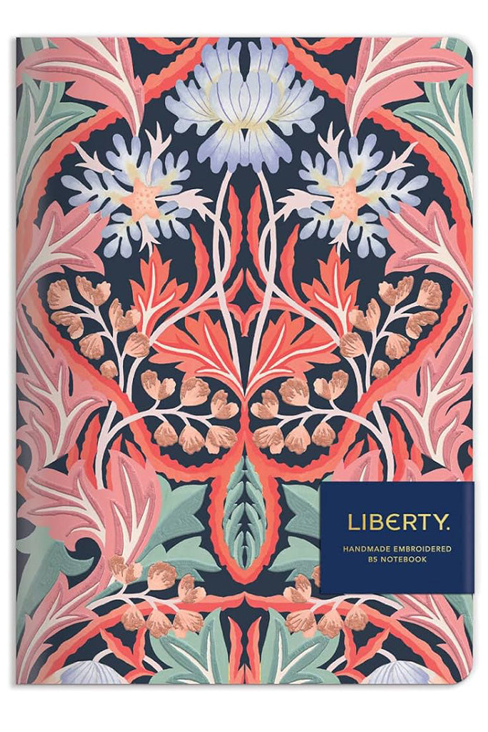 Liberty May Handmade B5 Embroidered Journal By Galison