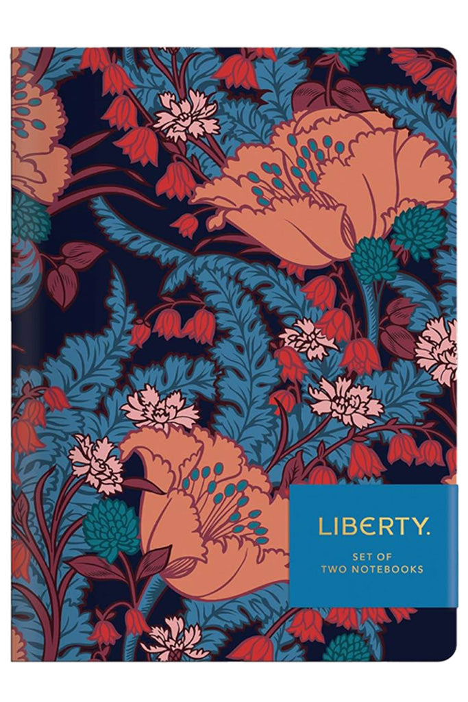Liberty Floral Writers Notebook Set By Galison