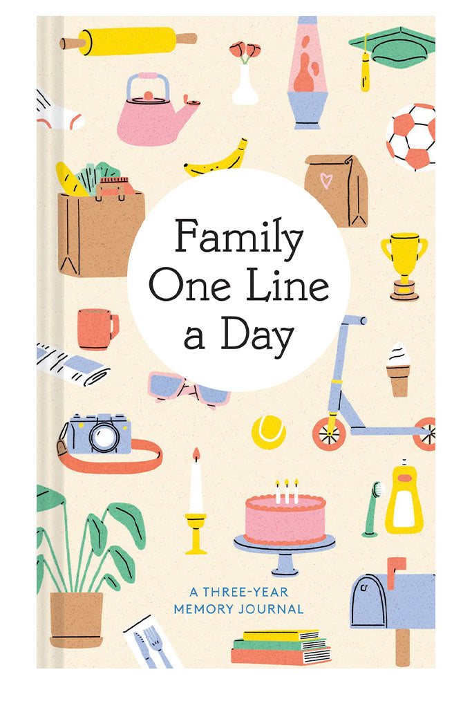 Family One Line A Day: A Three-Year Memory Journal By Chronicle Books