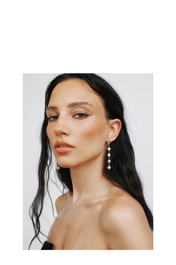 Cocktail Muse Pearl Drop Earrings