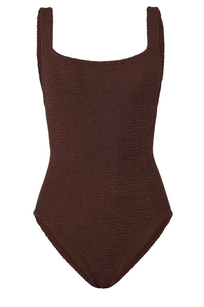 Coverage Square-Neck Swimsuit