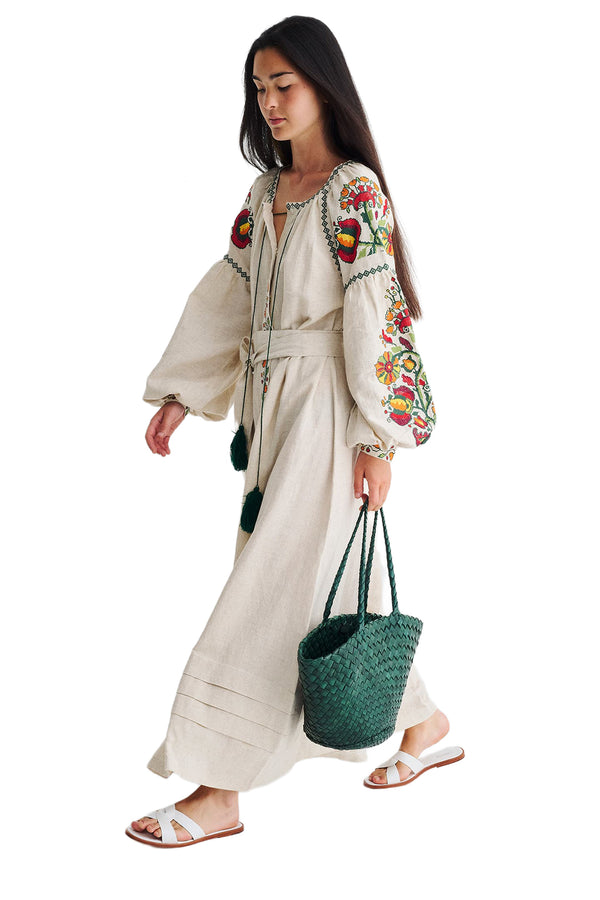 Egola Woven Leather Bag
