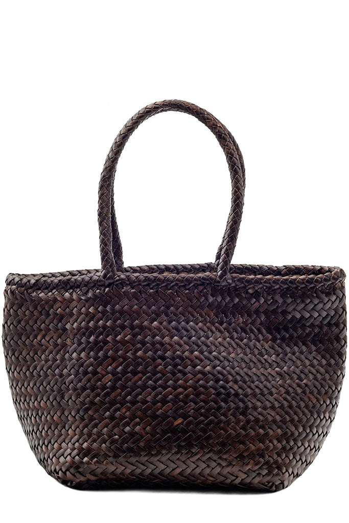 Small Grace Basket Woven Leather Bag