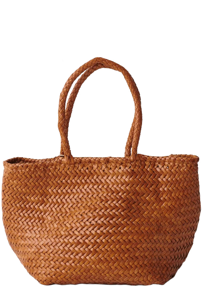 Small Grace Basket Woven Leather Bag