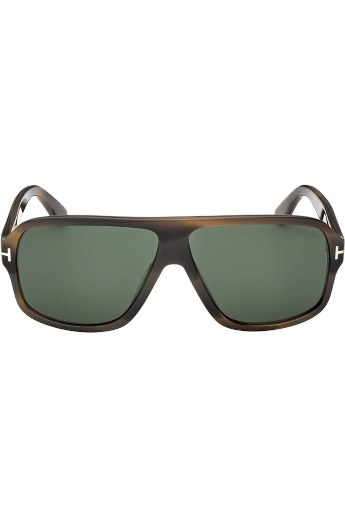 William Rectangular Moto Sunglasses