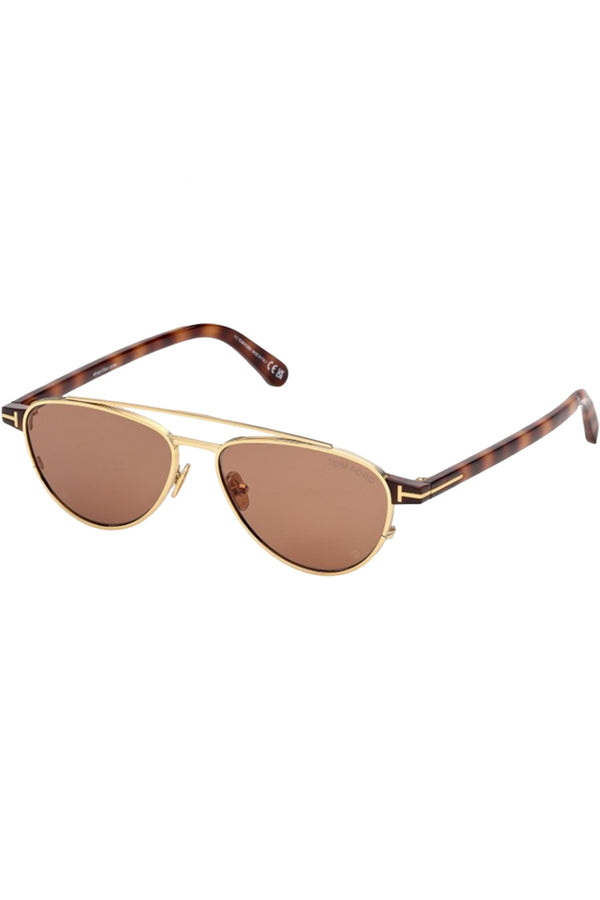 Anthony Wire-Frame Oval Sunglasses