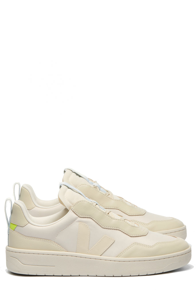 VEJA x CFCL V-90 Organic-Traced Leather Sneakers