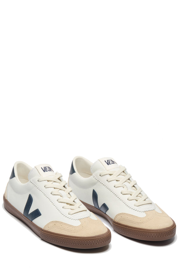 Volley Organic-Traced Leather Sneakers
