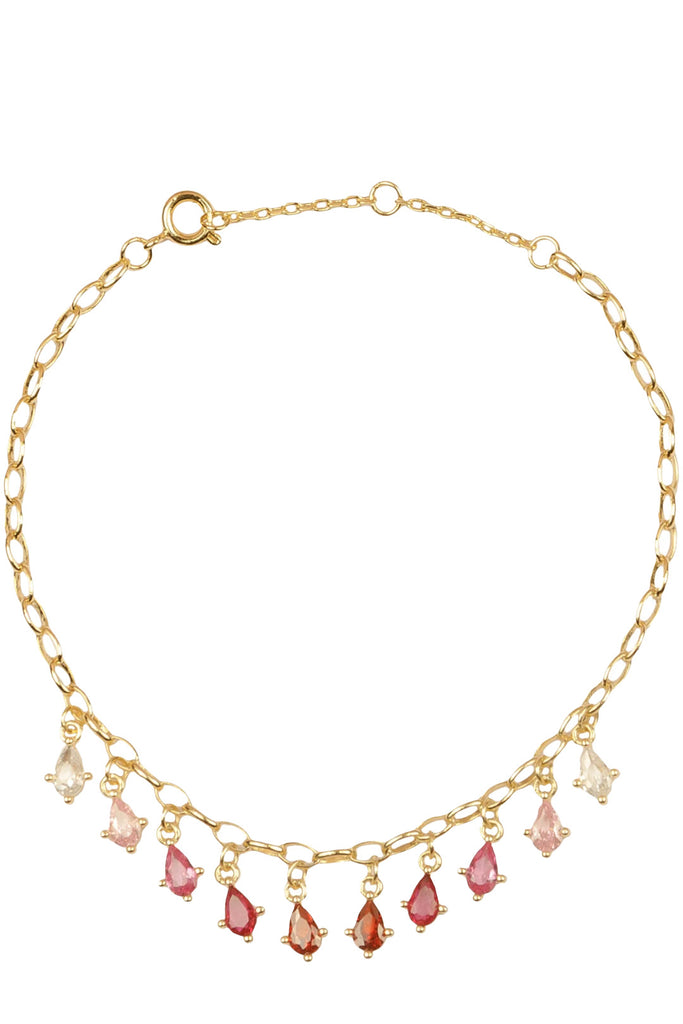 The Armband bracelet in gold and pink colours from the brand ALL THE LUCK IN THE WORLD.