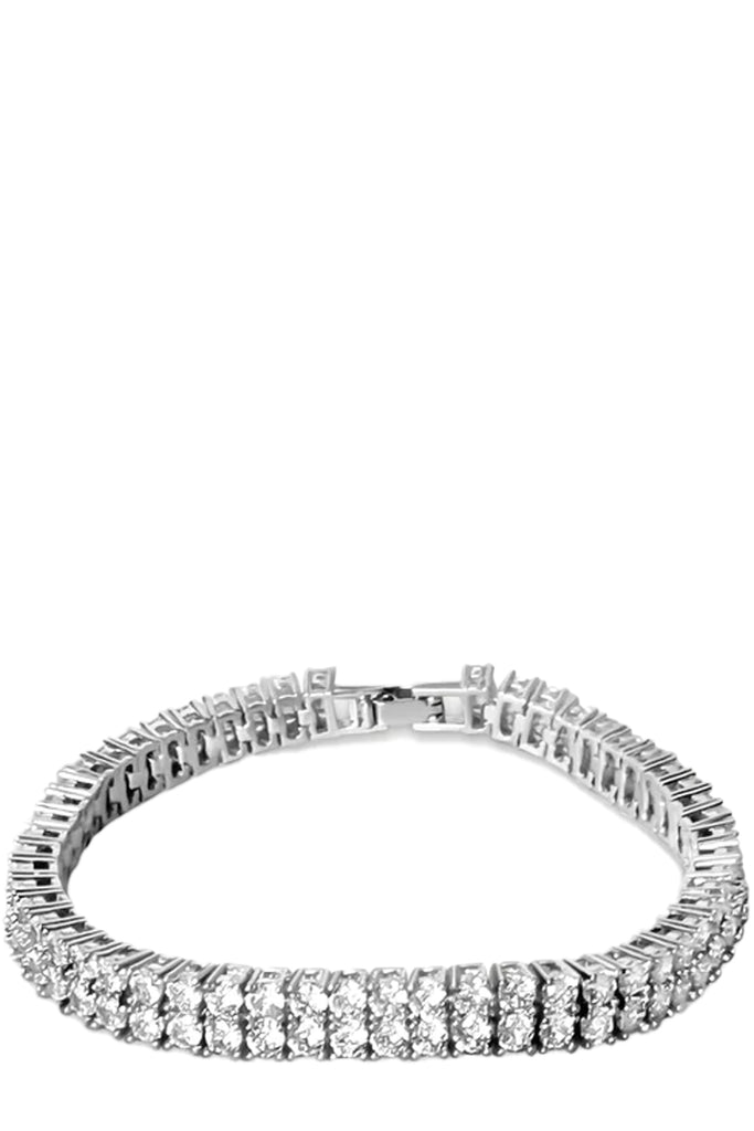The Juliet tennis bracelet in silver colour from the brand ANISA SOJKA