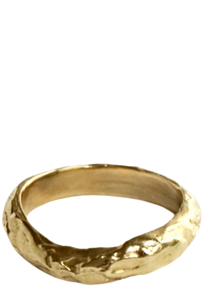 The Stratum ring in gold colour from the brand ANITA BERISHA