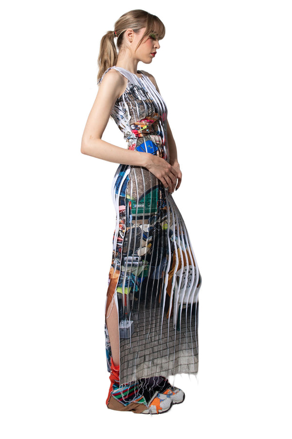 Textured Flea Market Dress