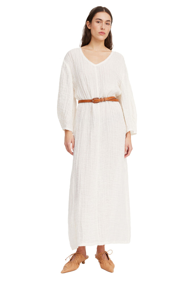 by malene birger maxi dress Miolla Organic-Linen Maxi Dress