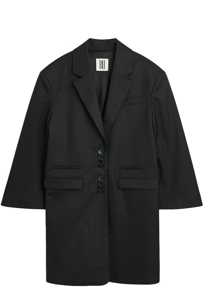 The Tove recycled polyester blazer in black color from the brand BY MALENE BIRGER