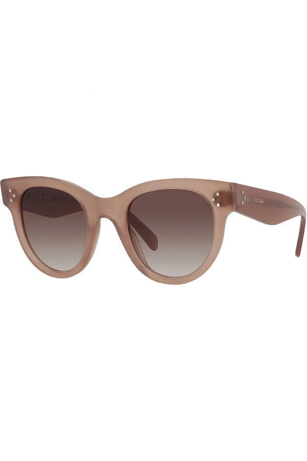 The cat-eye round-frame sunglasses in brown colour from CELINE