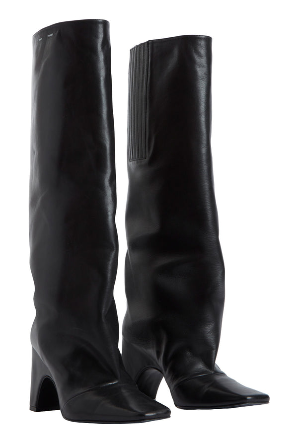 The Bridge leather boots in black color from the brand COPERNI
