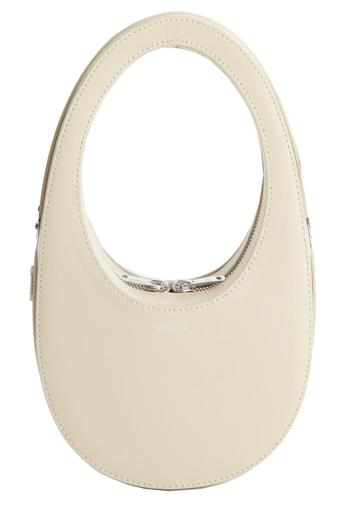 The crossbody Swipe leather bag in the colour sand by the brand COPERNI