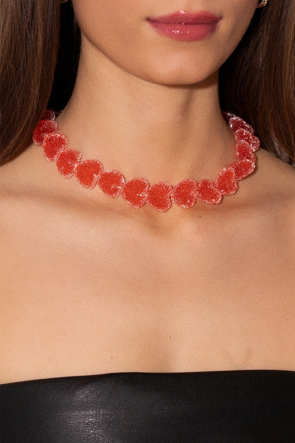 Jelly Heart Necklace