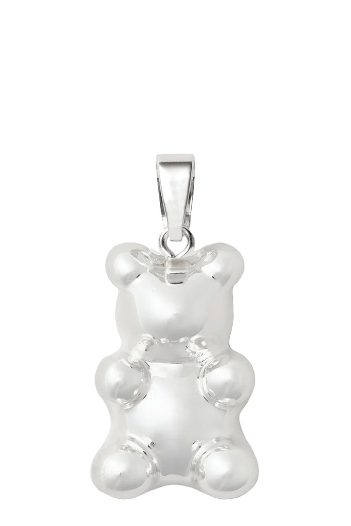 The nostalgia bear pendant with classic connector in silver color from the brand CRYSTAL HAZE