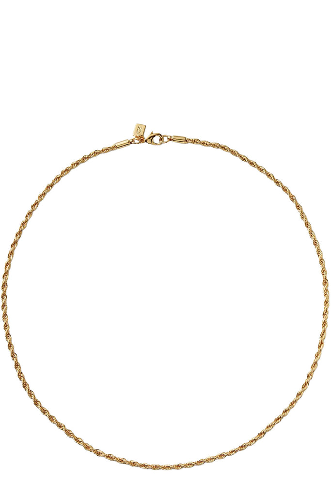 The rope chain in gold colour from the brand CRYSTAL HAZE