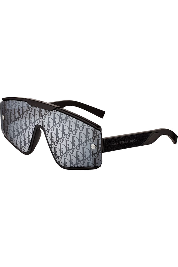The interchangeable-lens black mask sunglasses in black colour from the brand DIOR