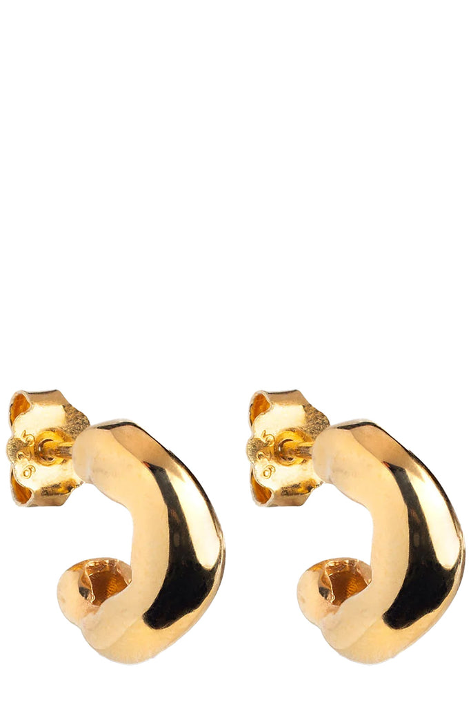  The Gianna small hoop earrings in gold colour from the brand ENAMEL COPENHAGEN