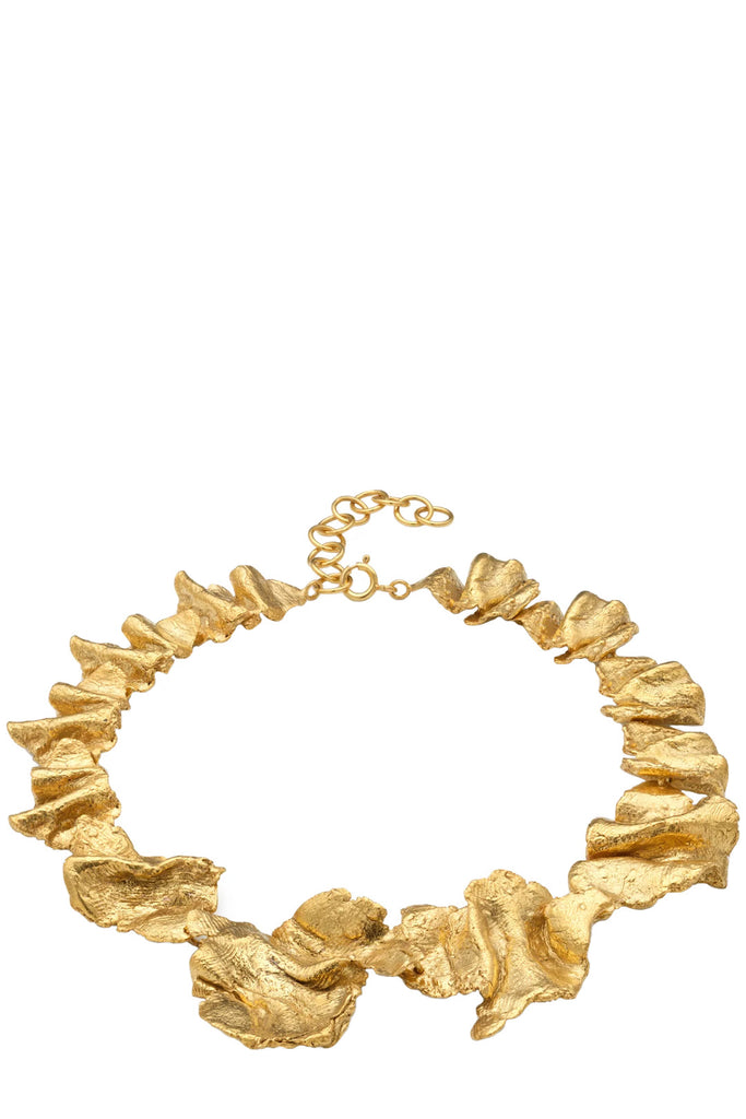 The Artemis choker necklace in gold color from the brand EVA REMENYI