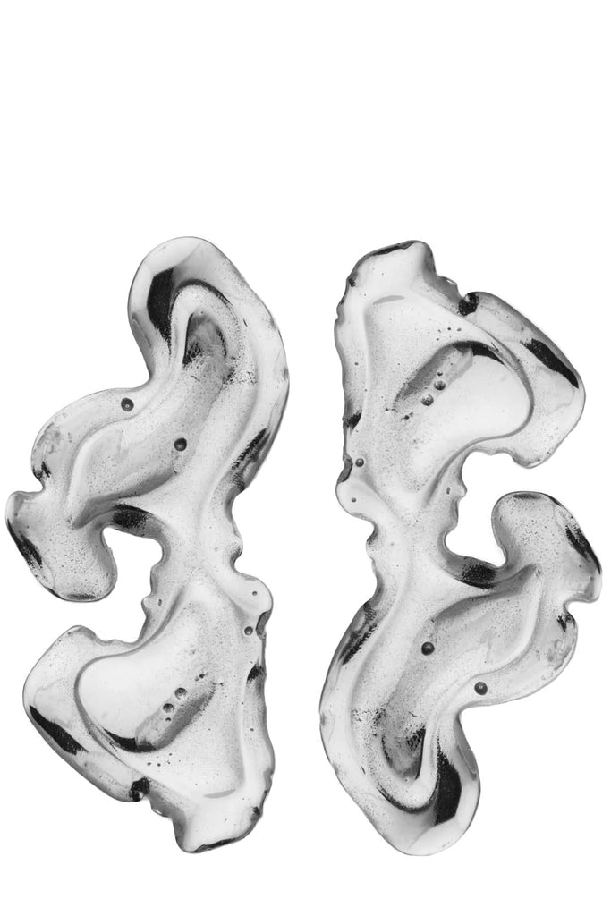 The Euphoria Universe earrings in silver color from the brand EVA REMENYI
