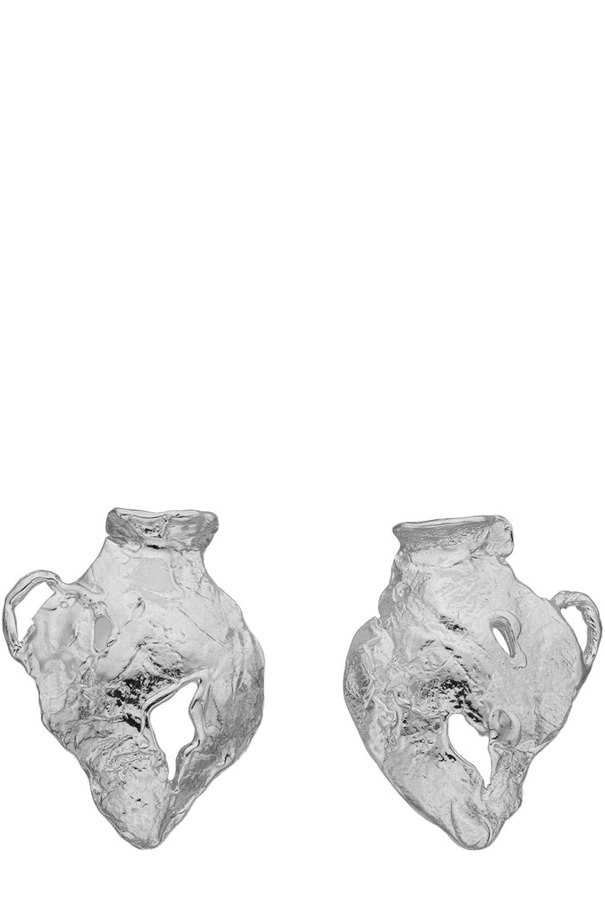 The Vacation Amphora earrings in silver color from the brand EVA REMENYI