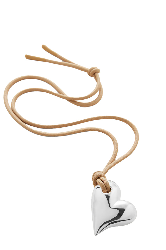 Art Heart On A String Necklace