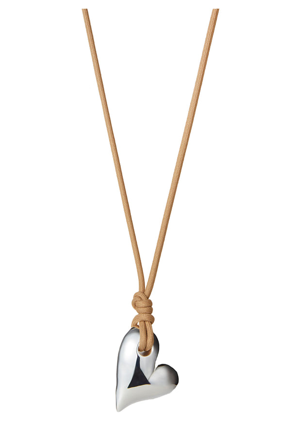 Art Heart On A String Necklace